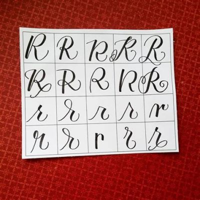 How Do You Write R in Cursive: A Detailed Exploration of Writing Styles and Techniques